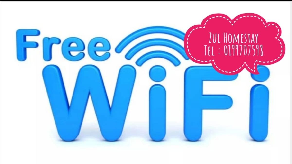 kemudahan wifi percuma homestay indera mahkota type b